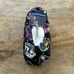 5/$20 NEW S/M Kids Disney Pixar Lightyear Snuggle Toe Slippers w/ Gripper Bottom